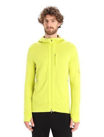 Icebreaker Merino Quantum III Long Sleeve Zip Miesten Huppari Vihreä | FI 1267VRWD